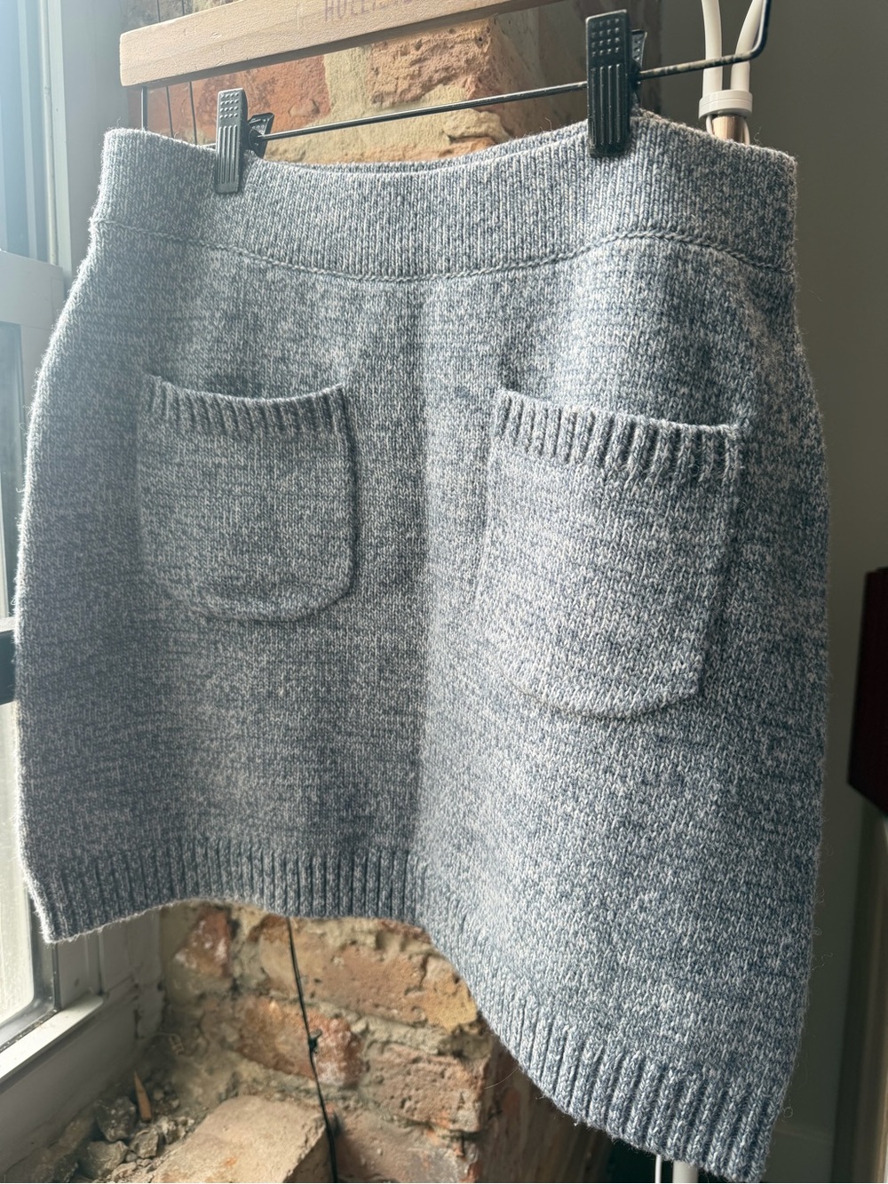 Free People Viola Sweater Miniskirt - size M - super soft wool blend